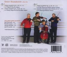 Dmitri Schostakowitsch (1906-1975): Streichquartette Nr.3,14,15, 2 CDs