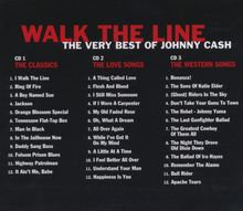 Johnny Cash: Walk The Line: The Very Best Of Johnny Cash, 3 CDs