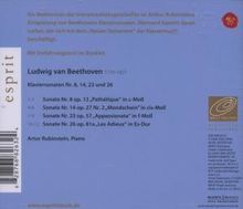 Ludwig van Beethoven (1770-1827): Klaviersonaten Nr.8,14,23,26, CD