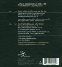 Johann Sebastian Bach (1685-1750): Bach Cantata Pilgrimage Recordings 1 (Gardiner), 2 CDs