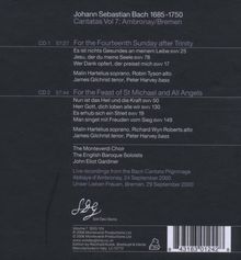 Johann Sebastian Bach (1685-1750): Bach Cantata Pilgrimage Recordings 7 (Gardiner), 2 CDs