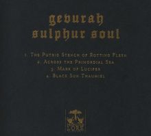 Gevurah: Sulphur Soul, CD
