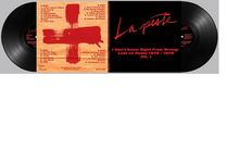Zwei Schallplatten mit rotem Cover in der Mitte. Titel: "La peste" und "I Don't Know Right From Wrong: Lost La Peste 1976-1979 Vol. 1".