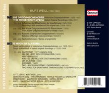 Kurt Weill (1900-1950): Die Dreigroschenoper (Historische Originalaufnahmen 1928-31), 2 CDs