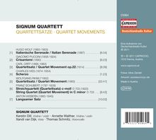 Signum Quartett - Quartettsätze, CD