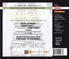 Edmund Meisel (1894-1930): Filmmusik: Berlin - Die Sinfonie der Großstadt (Filmmusik), CD