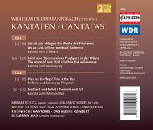 Wilhelm Friedemann Bach (1710-1784): Kantaten, 2 CDs