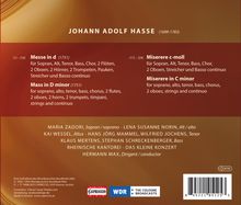 Johann Adolph Hasse (1699-1783): Messe d-moll, CD
