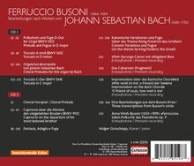 Ferruccio Busoni (1866-1924): Bach-Transkriptionen, 2 CDs