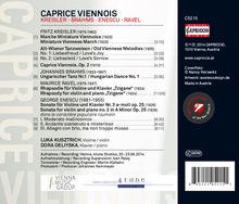 Luka Kusztrich &amp; Dora Deliyska - Caprice Viennois, CD