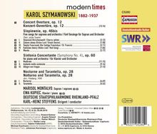 Karol Szymanowski (1882-1937): Symphonie Nr.4 für Klavier &amp; Orchester, CD