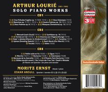 Arthur Lourie (1892-1966): Klavierwerke, 3 CDs