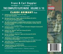 Franz (1821-1883) &amp; Carl (1825-1900) Doppler: Kammermusik mit Flöte Vol.3, CD