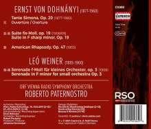 Ernst von Dohnanyi (1877-1960): Orchestersuite op.19, CD