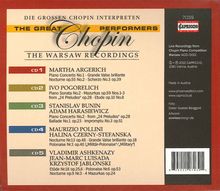 Frederic Chopin (1810-1849): Great Chopin Performers - The Warsaw Recordings, 5 CDs