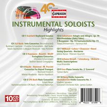 Instrumental Soloists -  Capriccio-Aufnahmen mit großen Interpreten, 10 CDs