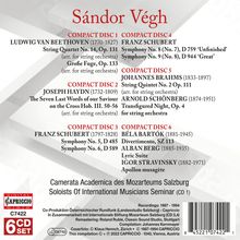 Sandor Vegh dirigiert die Camerata Academica des Salzburger Mozarteums, 6 CDs