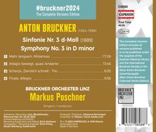 Anton Bruckner (1824-1896): Bruckner 2024 "The Complete Versions Edition" - Symphonie Nr.3 d-moll WAB 103 (1889), CD