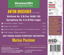 Anton Bruckner (1824-1896): Bruckner 2024 "The Complete Versions Edition" - Symphonie Nr.5 B-Dur WAB 105, CD