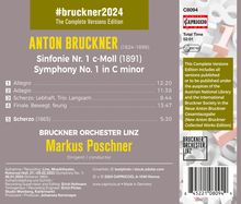 Anton Bruckner (1824-1896): Bruckner 2024 "The Complete Versions Edition" - Symphonie Nr.1 c-moll (Version 1891), CD