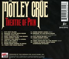 Mötley Crüe: Theatre Of Pain, CD
