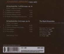 Johannes Brahms (1833-1897): Streichsextette Nr.1 &amp; 2, CD