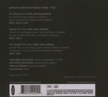 Johann Sebastian Bach (1685-1750): Sonaten für Violine &amp; Cembalo BWV 1014-1019, 2 CDs