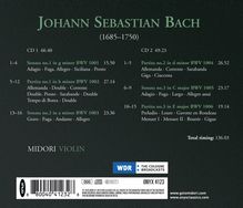 Johann Sebastian Bach (1685-1750): Sonaten &amp; Partiten für Violine BWV 1001-1006, 2 CDs