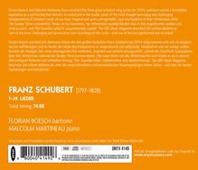 Franz Schubert (1797-1828): Lieder "Der Wanderer", CD