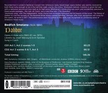 Bedrich Smetana (1824-1884): Dalibor, 2 CDs