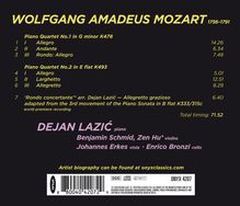 Wolfgang Amadeus Mozart (1756-1791): Klavierquartette Nr.1 &amp; 2, CD