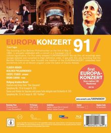 Berliner Philharmoniker - Europakonzert 1991 (Prag), Blu-ray Disc