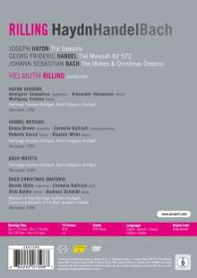 Helmuth Rilling - Haydn / Händel / Bach, 4 DVDs