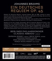 Johannes Brahms (1833-1897): Ein Deutsches Requiem op.45, Blu-ray Disc