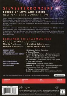 Silvesterkonzert in Berlin 31.12.1998, DVD