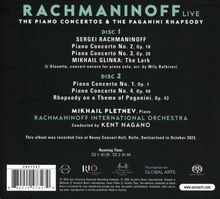 Sergej Rachmaninoff (1873-1943): Klavierkonzerte Nr.1-4, 2 Super Audio CDs