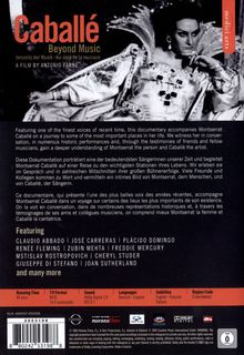 Caballe - Beyond Music (Dokumentation), DVD