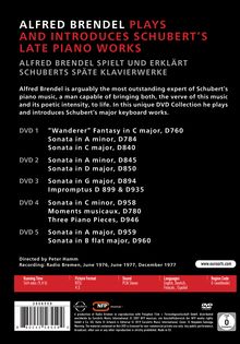 Alfred Brendel spielt und erklärt Schubert, 5 DVDs