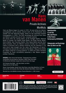 Hans van Manen  - Privet Archives/Mix4Kids, DVD