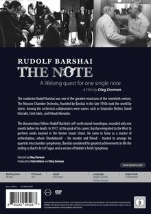 Rudolf Barshai - The Note (Dokumentation), DVD