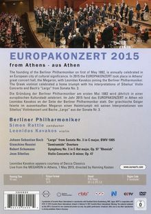 Berliner Philharmoniker - Europakonzert 2015 (Athen), DVD