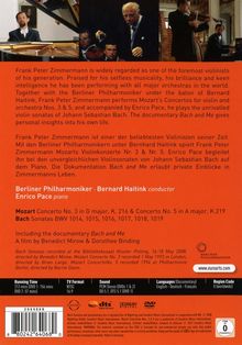 Frank-Peter Zimmermann plays Mozart &amp; Bach, 2 DVDs