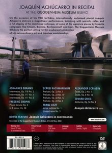 Joaquin Achucarro - Recital at the Guggenheim Museum Bilbao, DVD