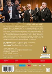 Salzburger Festspiele 2012 - Eröffnungskonzert, DVD