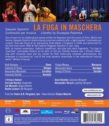 Gaspare Spontini (1774-1851): La Fuga In Maschera, Blu-ray Disc