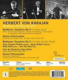 Ludwig van Beethoven (1770-1827): Symphonien Nr.5 &amp; 9, Blu-ray Disc