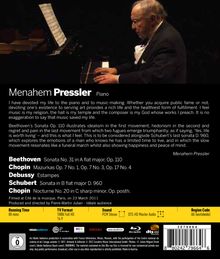 Menahem Pressler in Recital at Cité de la musique in Paris, Blu-ray Disc