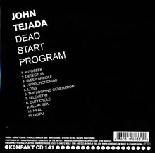 John Tejada: Dead Start Program, CD