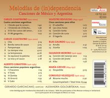 Gerardo Garciacano - Melodias de (in)dependencia, CD