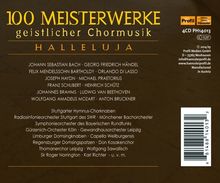 Hallelujah - 100 Meisterwerke geistlicher Chormusik, 4 CDs